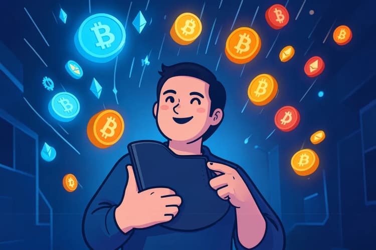 ganhar dinheiro com marketing digital, com moedas caindo