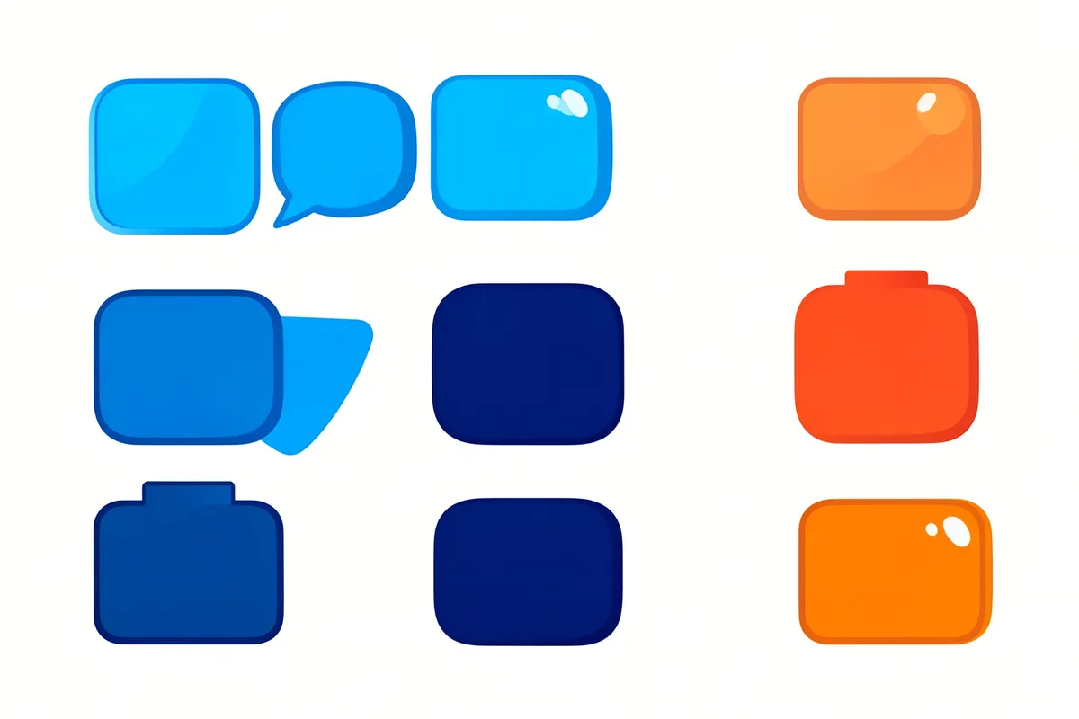 Uma seleção de ícones representando diferentes formatos de anúncios do YouTube, como vídeo pulável e bumper ads, dispostos de forma organizada.